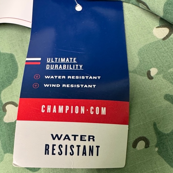 Champion Packable Anorak Camouflage Jacket Size Large - Picture 12 of 13